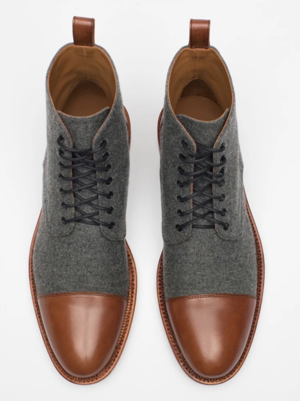 THE JACK BOOT IN GREY/BROWN
